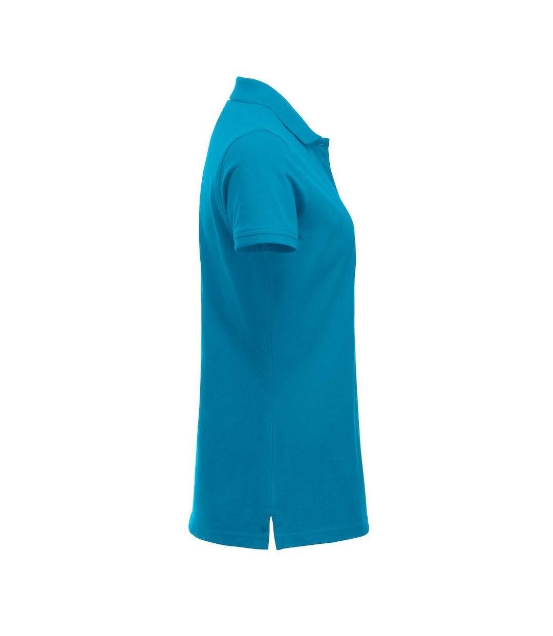 Womens/ladies Marion Polo Shirt Turquoise Clique-4