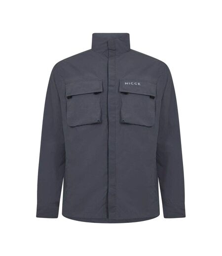 Mens Statlo Nylon Overshirt Coal Nicce