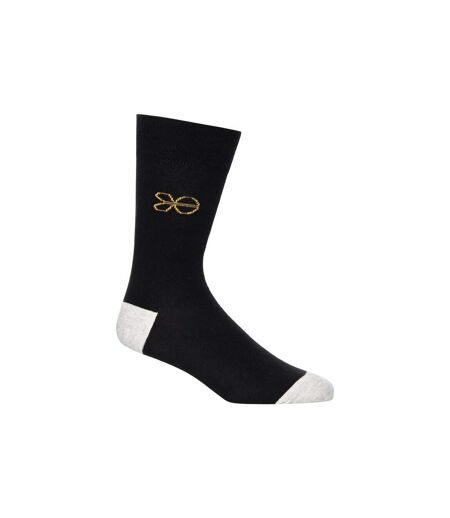 Chaussettes regaline homme noir Crosshatch