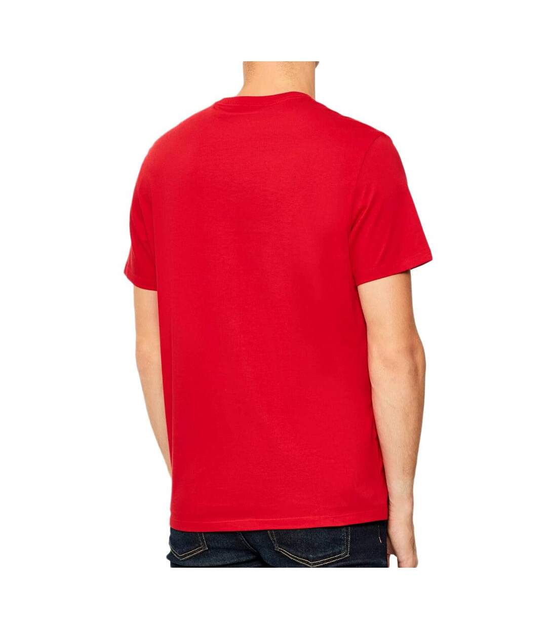 T-Shirt rouge/blanc homme calvin klein jeans lv04rd819g-2
