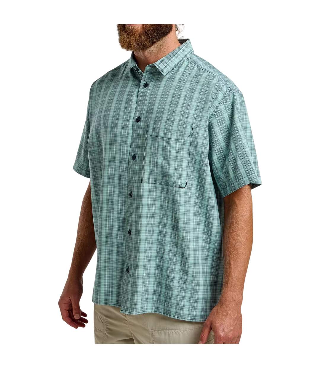 T-shirt Motif/style À Carreaux Homme Bleu Marine Foncé Jack Wolfskin-4