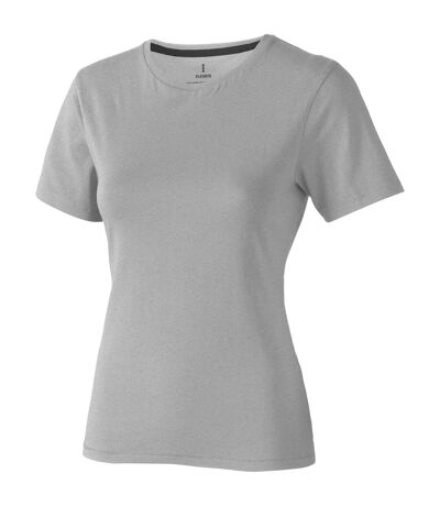 Elevate Womens/Ladies Nanaimo Short Sleeve T-Shirt (Grey Melange) - UTPF1808