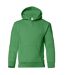 Sweat à capuche unisexe vert Gildan-1