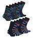 Sock Snob - 12 Paires Homme Chaussettes Bambou Fantaisie Rayures Design