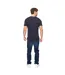 Mens Hemtowns T-shirt Navy Crosshatch-3