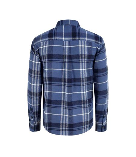 Chemise Manches Longues Motif/style À Carreaux Homme Bleu Marine SoulCal