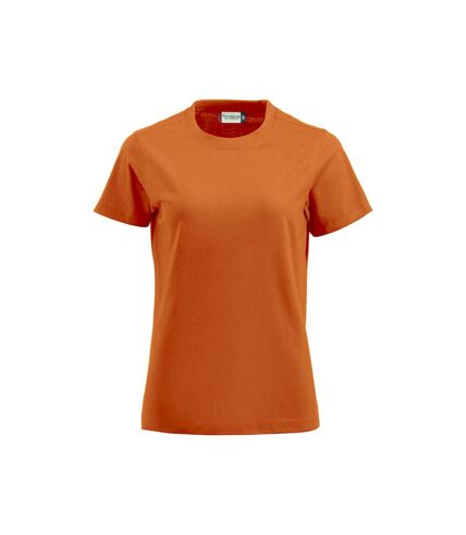 Clique - T-shirt PREMIUM - Femme (Orange sang) - UTUB258
