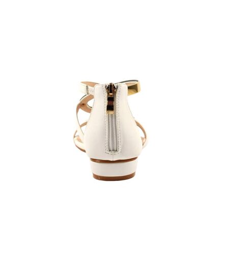 Sandales girona femme blanc Lunar