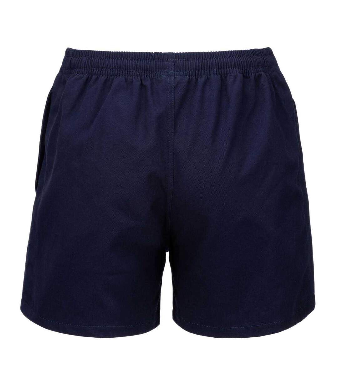 Unisex Adult Cotton Elasticated Waist Rugby Shorts Navy KooGa-2