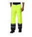 Mens Workwear Colour Block High-vis Cargo Trousers Yellow Navy Regatta-2