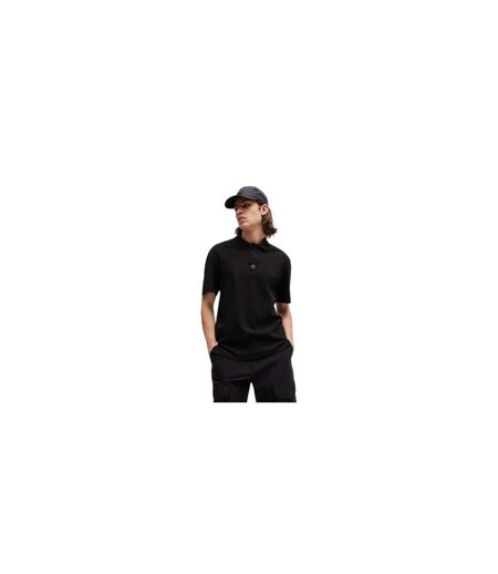 Mens Deabono Logo Polo Shirt Black Hugo