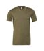 Bella + Canvas Adults Unisex Heather CVC T-Shirt (Heather Olive Green) - UTPC3390