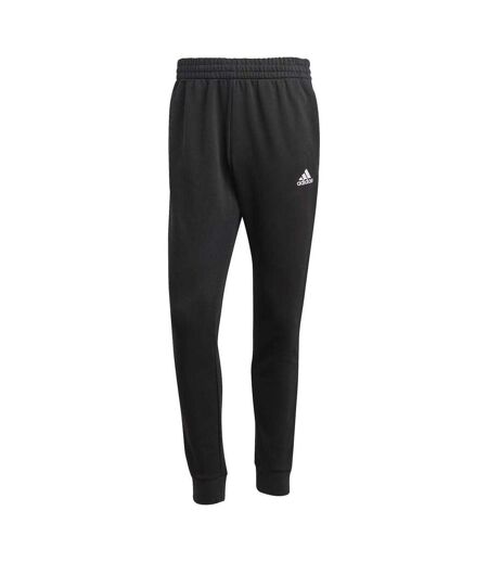 Mens Big Logo French Terry Tracksuit Grey Black Adidas