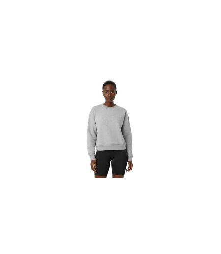 Womens/ladies Classic Sweatshirt Grey Marl USA Pro