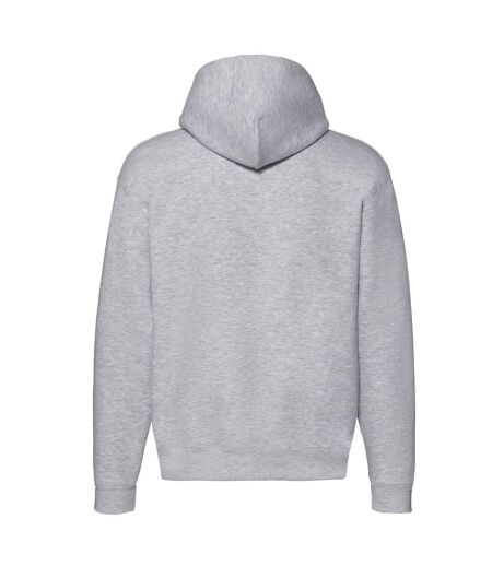Veste À Capuche Premium Homme Gris Chiné Fruit Of The Loom