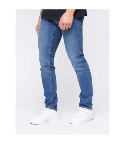 Jean Malcom Homme Gris Clair Crosshatch