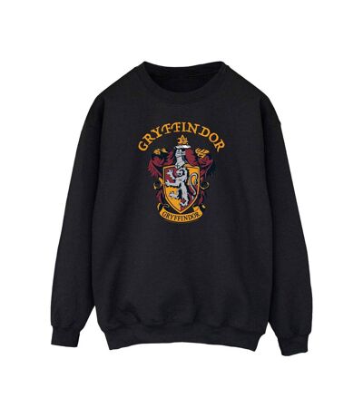 Harry Potter Womens/Ladies Gryffindor Cotton Sweatshirt (Black)