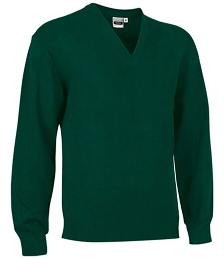 Pull col V manches longues - OFFICE - Homme - vert bouteille