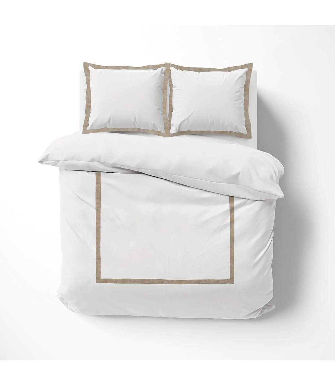 Parure de Lit 3 Pièces Lauraline 240x220cm Blanc-3