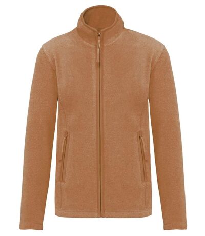 Veste micropolaire zippée - Femme - K907 - beige camel heather