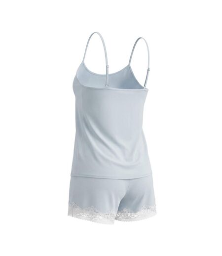 OZABI Pyjama Femme Viscose Débardeur Col V Dentelle Toucher Doux