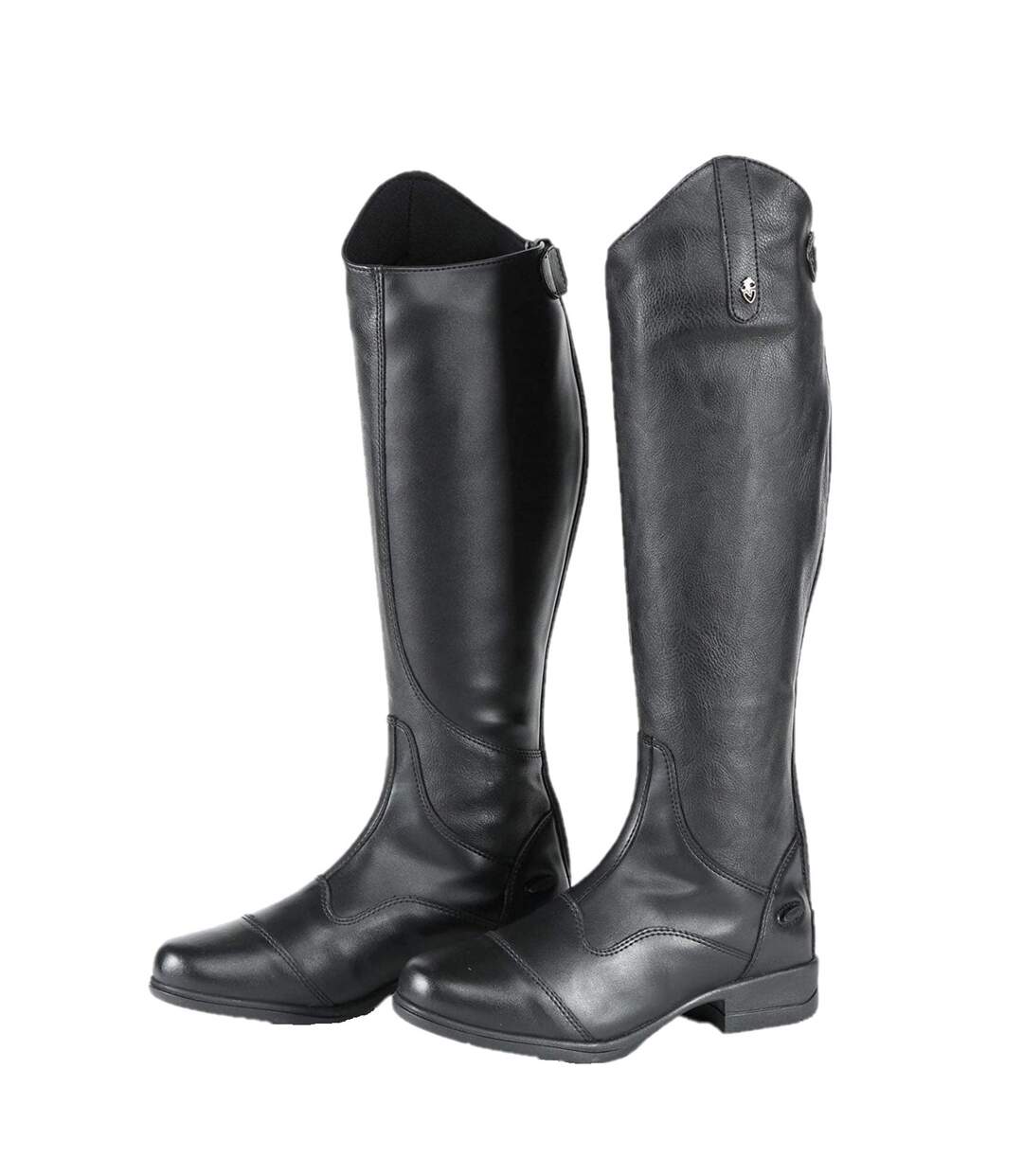 Bottes hautes d'équitation marcia femme noir Moretta-1