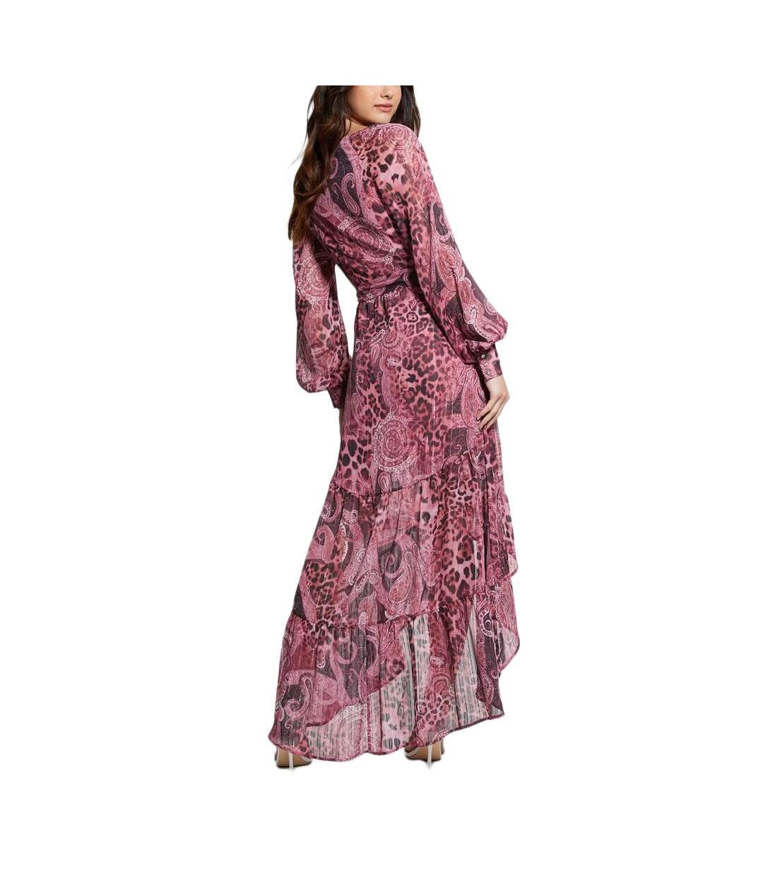 Robe Rose à Motifs Femme Guess Nuovo Bahia - L-2