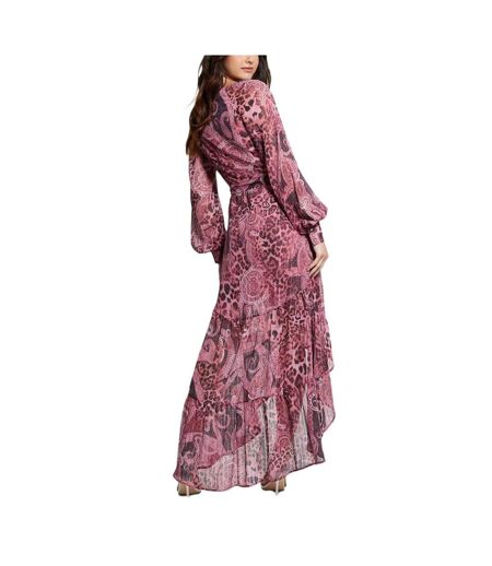 Robe Rose à Motifs Femme Guess Nuovo Bahia - L