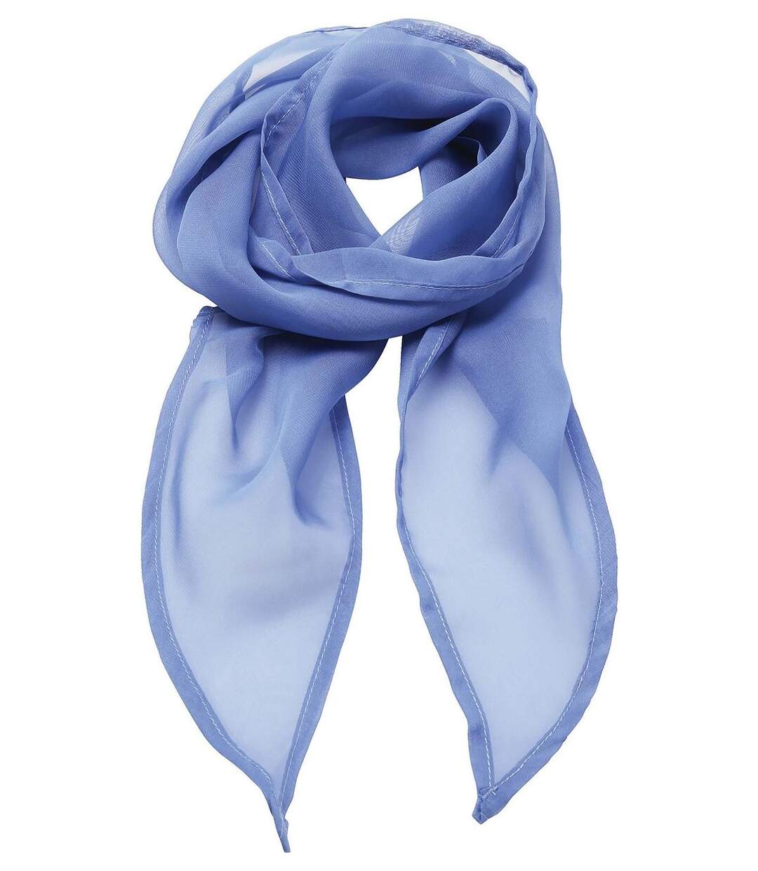 Foulard mousseline - PR740 - bleu-1