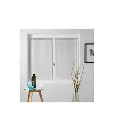 Paire de Voilages Milza 60x120cm Blanc