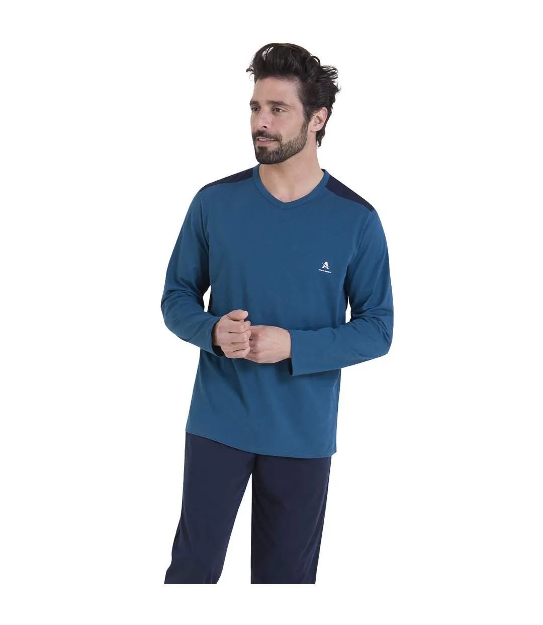 Pyjama long homme Ecopack Construction Athena-1
