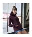 Tee Jays Womens/Ladies Raglan Hooded Sweatshirt (Grape) - UTPC3427