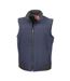 Mens soft shell bodywarmer navy/black Result-1