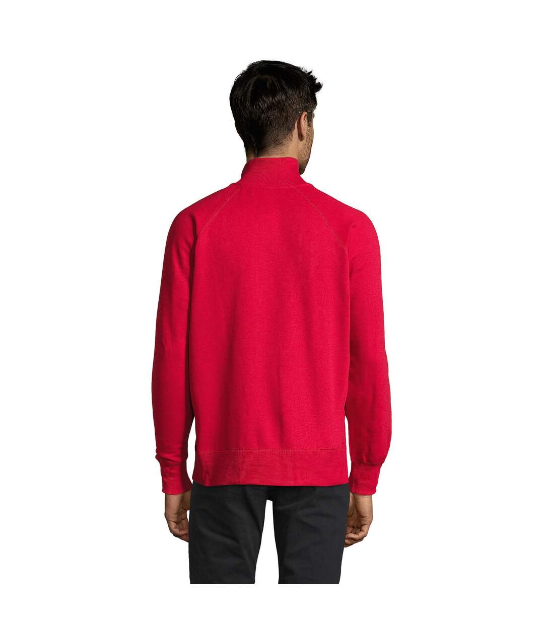 SOLS Mens Sundae Full Zip Sweat Jacket (Red)