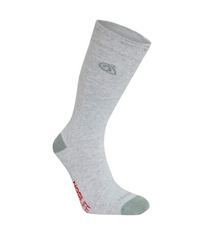 Chaussettes Insect Repellent Adulte Gris Clair Chiné Lichen Craghoppers