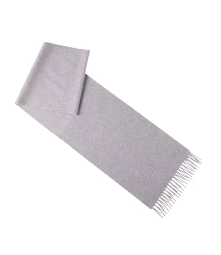 Écharpe Style Logo Brodé Homme Taille Unique Gris Boss
