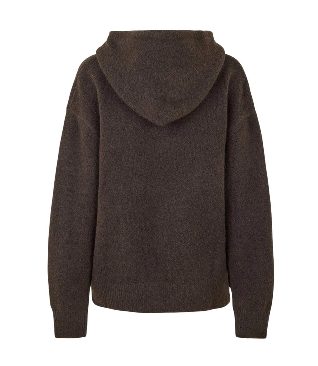 Veste À Capuche Femme Marron Couture Club-3