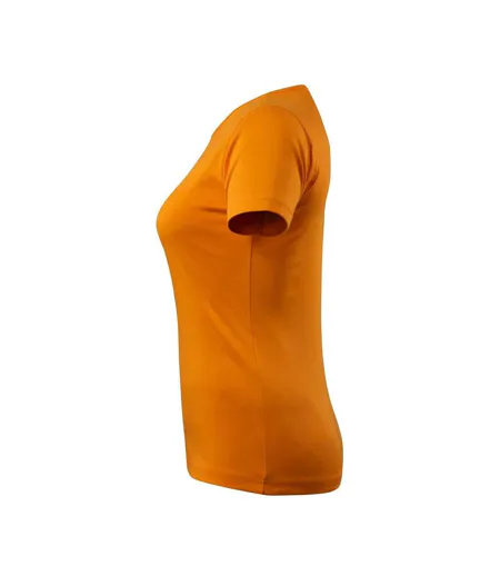 Womens/ladies Crossover Arras T-shirt Bright Orange Mascot