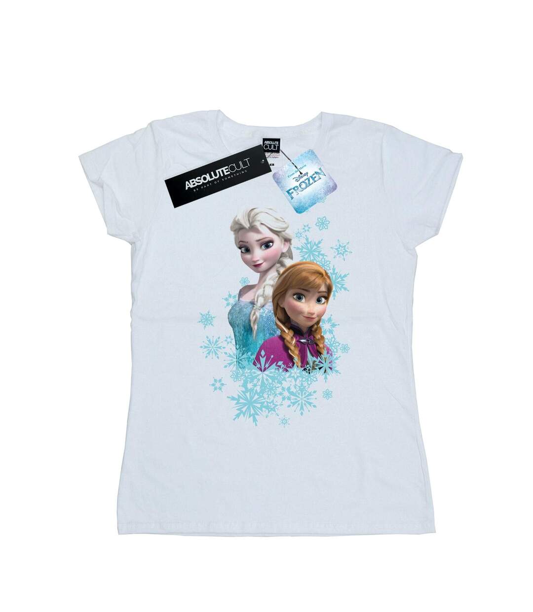 Disney Femme/Ladies Frozen Elsa and Anna Sisters Cotton T-Shirt (Blanc) - UTBI48120-1