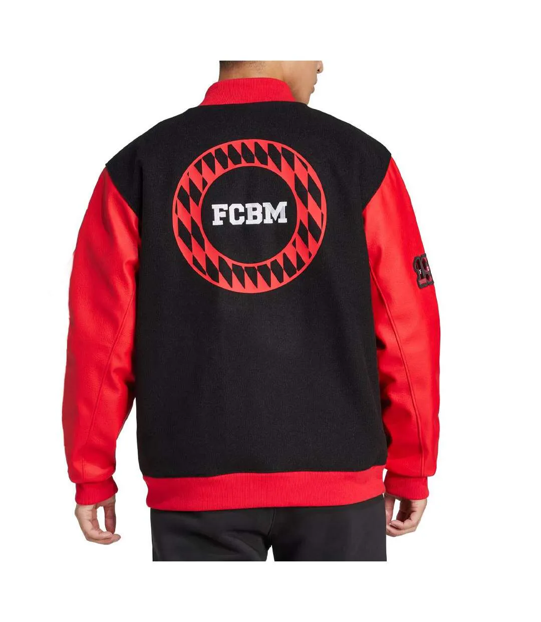 FC bayern veste rouge/noire homme adidas vrct-2