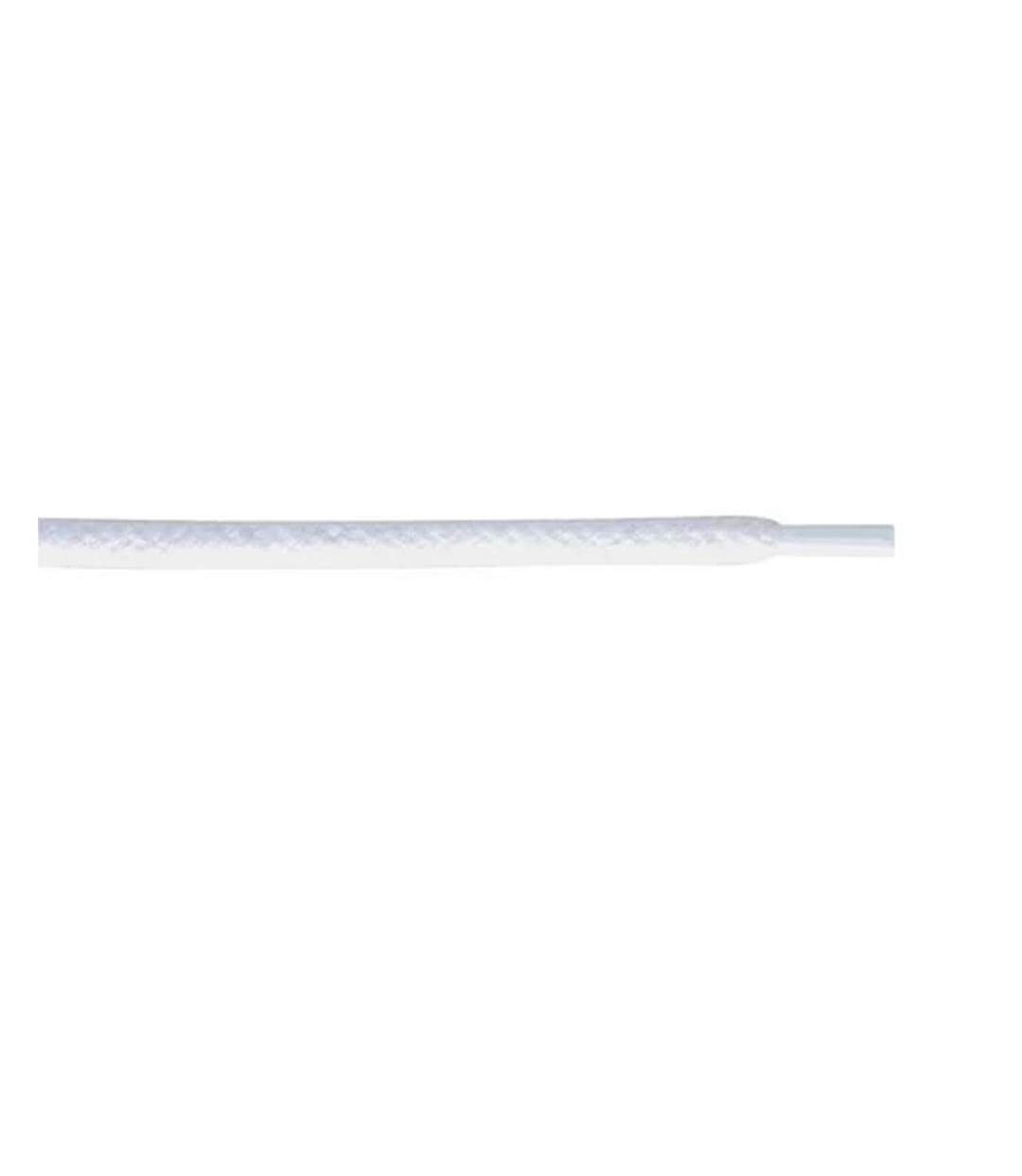 Lacets de sport rond blanc mixte-2
