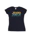Disney T-shirt en coton Luca Swim Femme/Ladies (Bleu marine) - UTBI26255-1