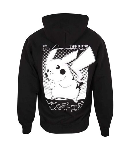 Sweat à capuche adulte noir Pokemon