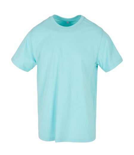 T-shirt À Col Rond Pour Hommes Bleu Béryl Build Your Brand