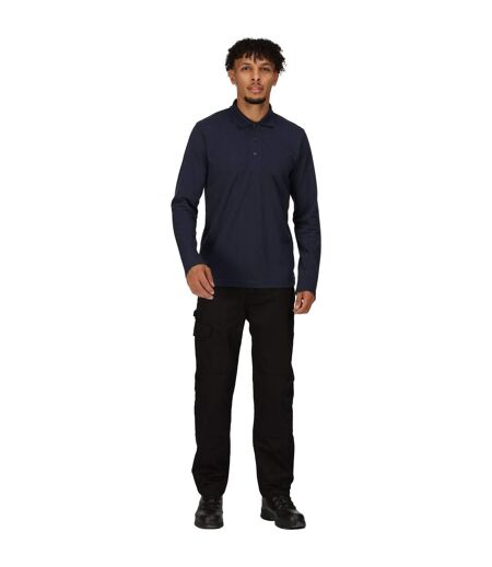 Polo Manches Longues Homme Bleu Marine Regatta Professional