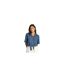 Chemise Motif/style Court Femme Bleu Moyen Tommy Jeans-1