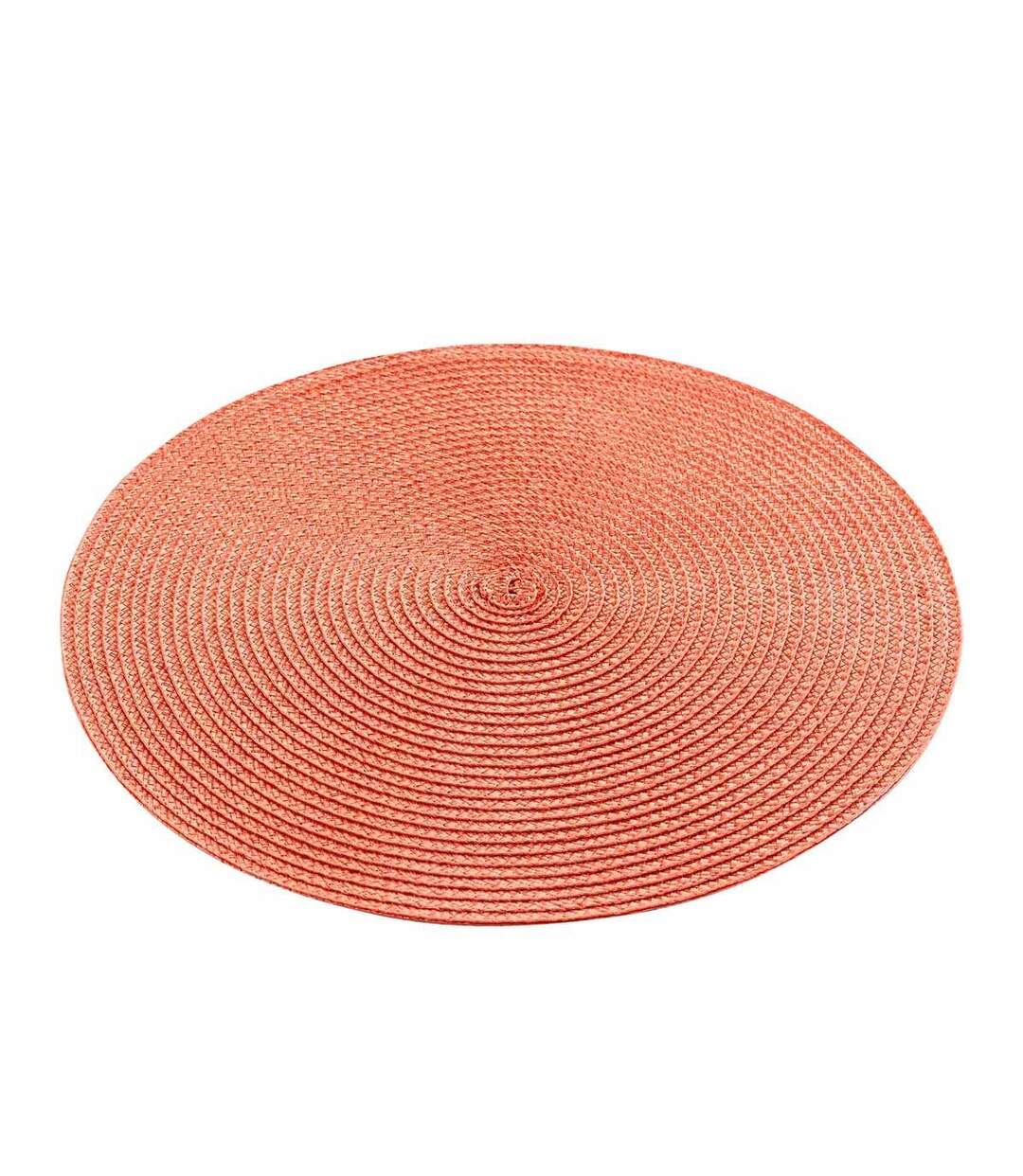 Set de Table Uni Zebulon 35cm Orange Brique-1