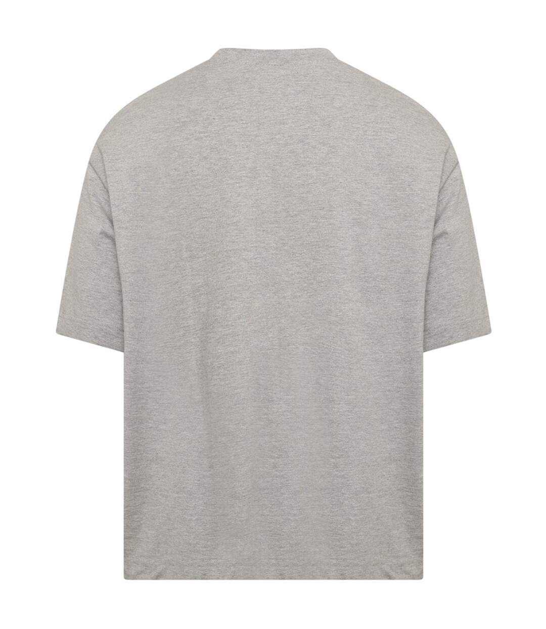 Mens Original Cotton T-shirt Grey Marl Luke-2