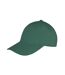Result Headwear Memphis 6 Panel Brushed Cotton Low Profile Baseball Cap (Bottle Green) - UTRW9751