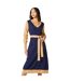 Robe mi-longue femme bleu marine Principles